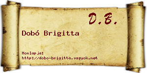 Dobó Brigitta névjegykártya