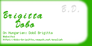 brigitta dobo business card